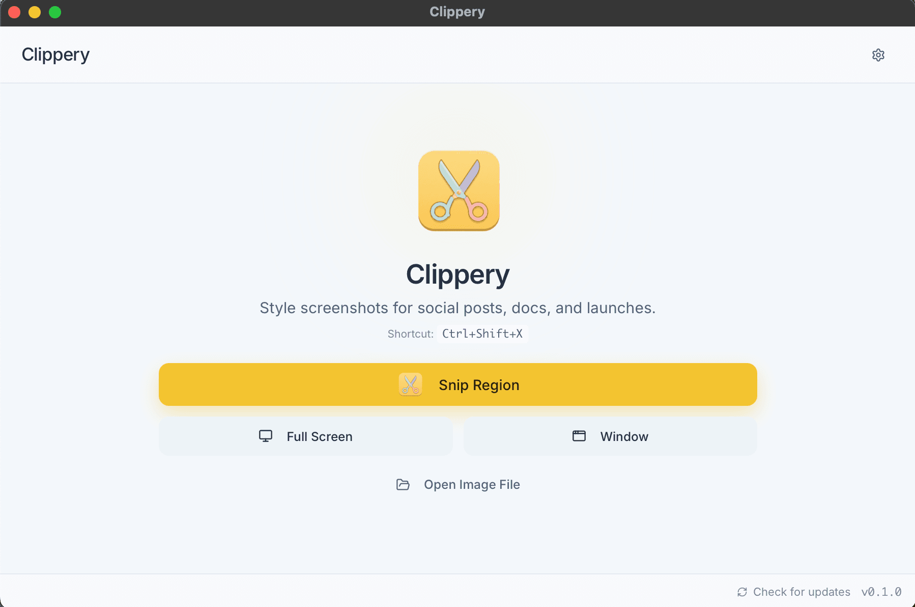Clippery app preview